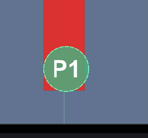 Point port mesh preview, top view