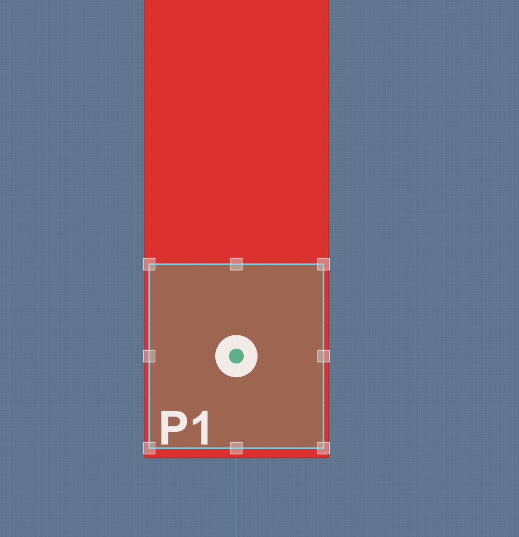 Area port mesh preview, top view
