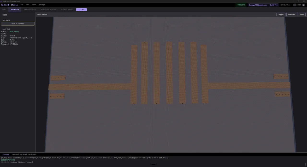Mesh preview