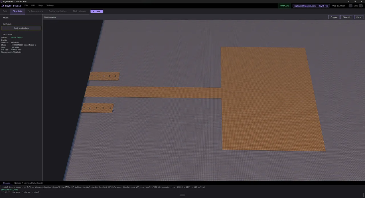 Mesh preview