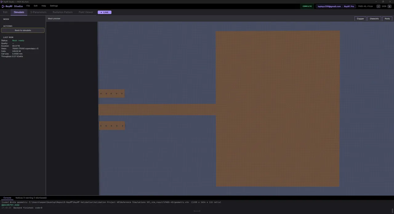 Mesh preview