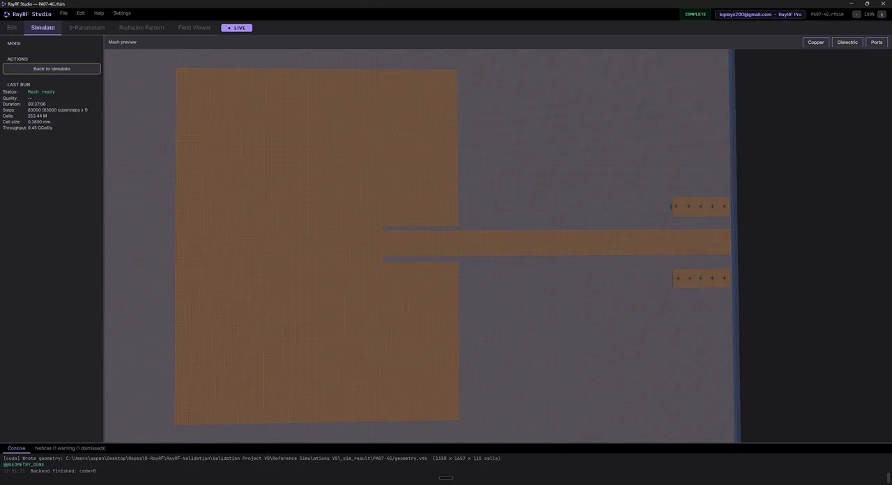 Mesh preview