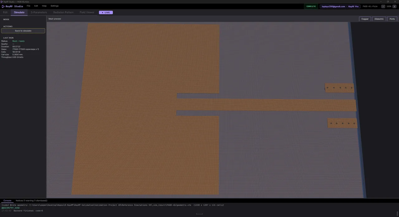 Mesh preview